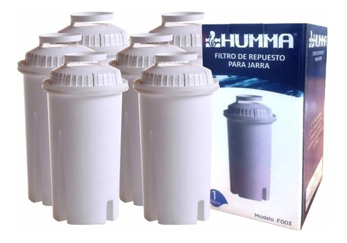 Imagen 1 de 8 de Pack Anual De Filtros Repuesto Para Jarras Humma Anmat