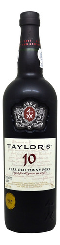 Vinho Uvas Diversas Taylor's 10 Years Old Tawny Port adega Quinta and Vineyard Bottlers - Vinhos SA 750 ml