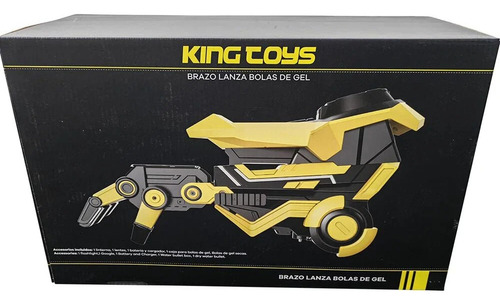 Brazo Robotico Lanza Bolas De Gel King Toys 