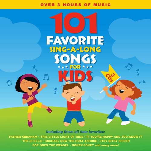 Cd: 101 Favorite Sing-a-long Songs For Kids [3 Cd]