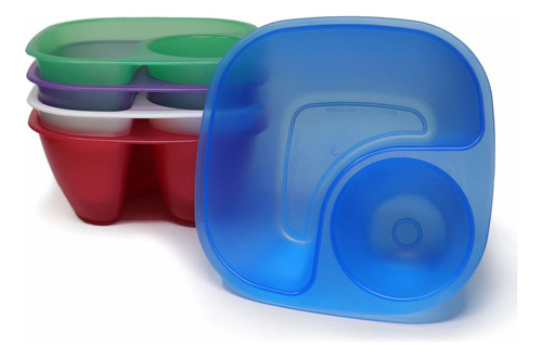 Rolling Sands Reusable Snack And Dip Bowls, 5 Pack, Usa M