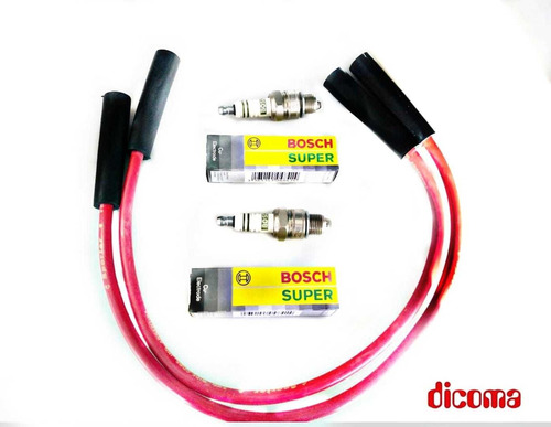 Cable Bujia (x2) + Bujias Bosch Ies America 