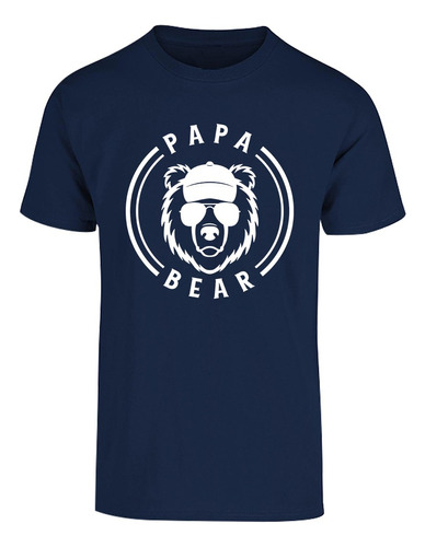 Playera Para Hombre - Día Del Padre- Oso - Papa Bear