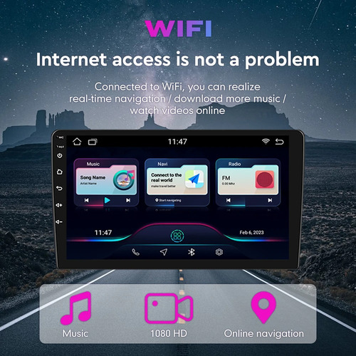 Reproductor De Audio Android Universal Para Radio De Coche D