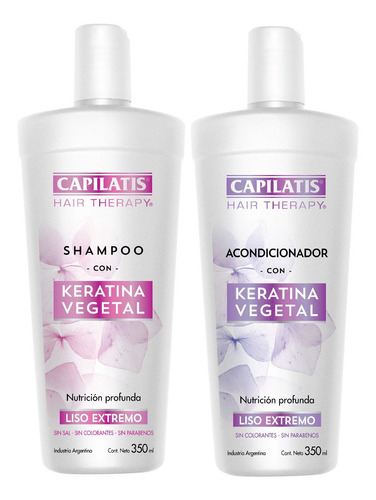  Keratina Capilatis Shampoo Enjuague Para Brushing Progresivo