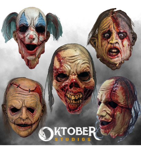 Máscara Zombie Bubba Oktober Studios Halloween Terror Nude Bubba