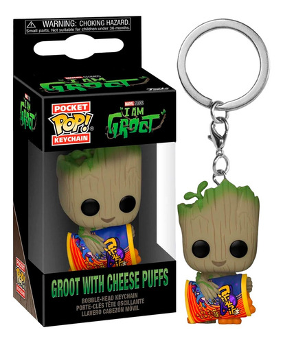 Funko Pop! Keychain Groot Con Bolitas De Queso