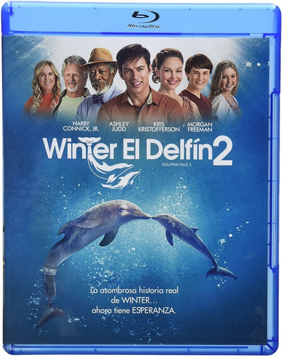 Winter El Delfín 2 Blu Ray Morgan Freeman Película Nuevo