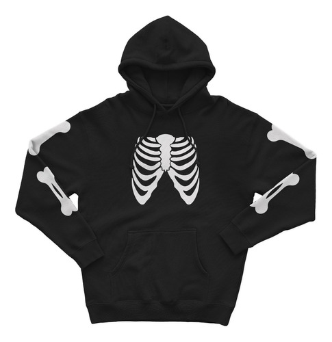 Sudadera Con Capucha Bones Esqueleto Eskeleto Unisex