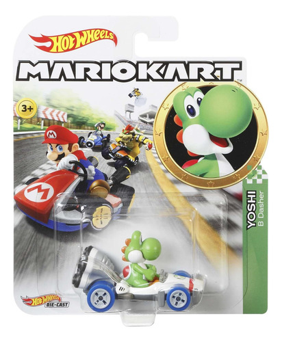 Hot Wheels Mario Kart Personajes Y Karts Como 1:64 Die-ca...