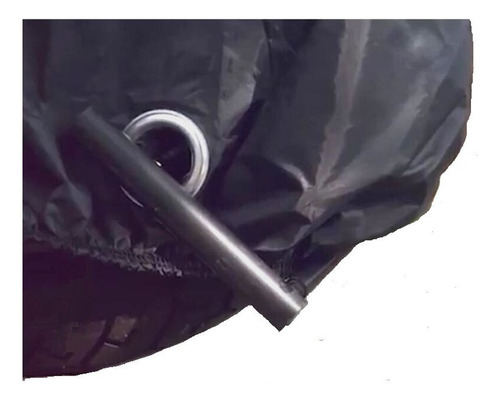 Imagen 6 de 8 de Cobertor Impermeable Para Moto Rouser O Dominar Con Baul