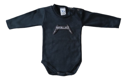 Bodys Para Bebés Metallica Negro Rock 