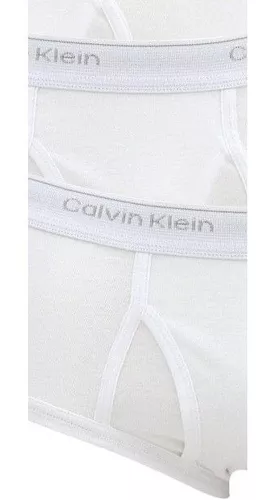 Kit Com 3 Cuecas Slip De Algodão - Calvin Klein Original