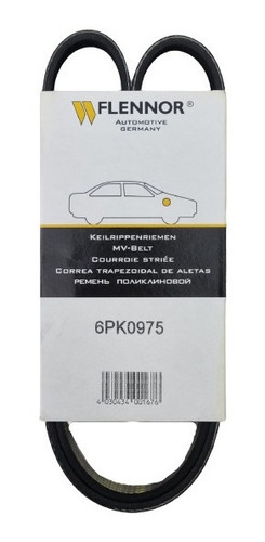 Correa Alternador Citroen Berlingo 1.6 Diésel 6pk 975
