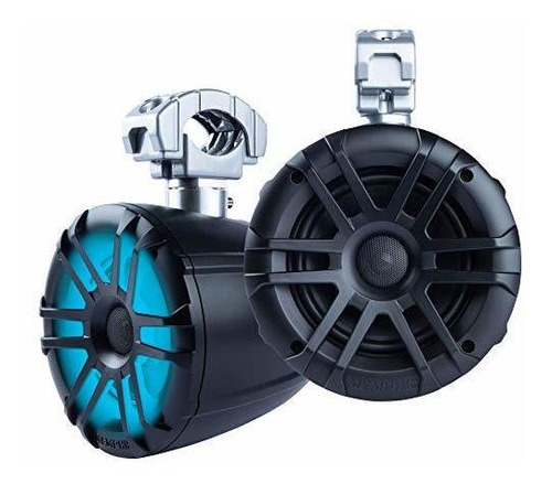 (2) Altavoces De Torre De Wakeboard Para Barcos Marinos Memp