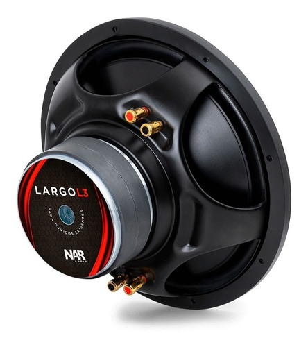 Subwoofer Nar Audio Largo 12'' 1222swl3 400w Rms 2 + 2 Ohms