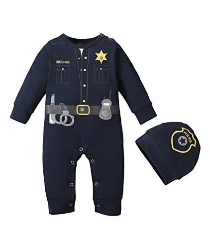 Singcoco Newborn Boy Girl Costume Outfit Baby Police Dwpbf