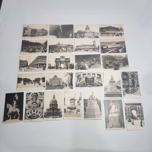 Antiguas Postales Paris Sin Circ 1920 Lote X 24 Mag 62278