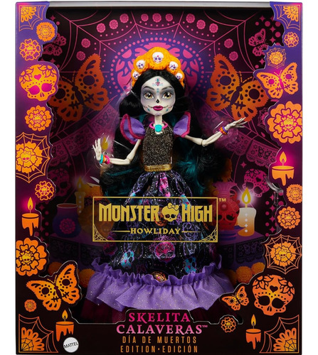 Monster High - Muñeca Calavera Día De Muertos - De Colección