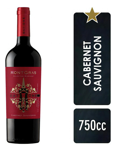 Vino Montgras Day One Cabernet Sauvignon Bot 750ml 14,2 Gl