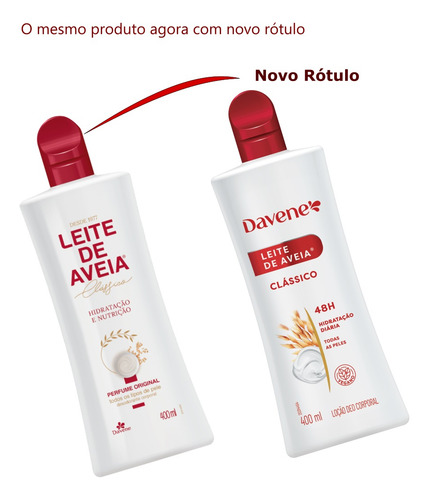 Hidratante Leite De Aveia 400ml+ 4 Sabonetes Aveia Amendoas