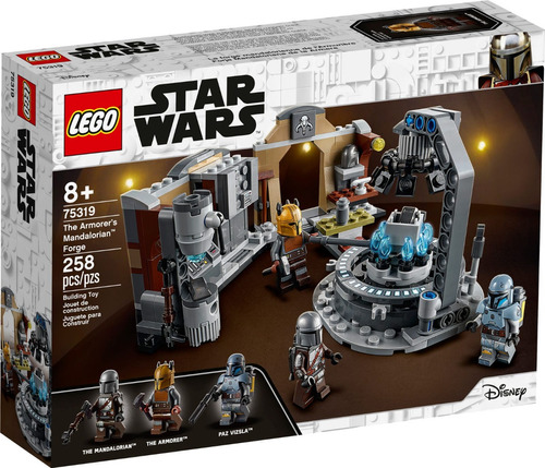 Brinquedo Star Wars Forja Do Armeiro Mandaloriano Lego Quantidade de peças 258