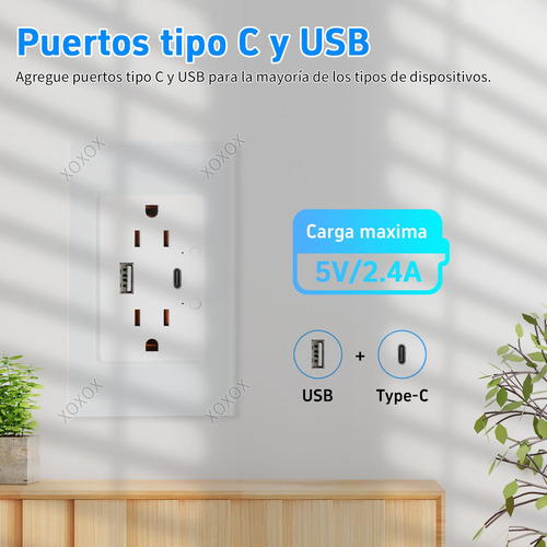 Tomada De Parede Wifi Inteligente Com Carregador Tipo Cy
