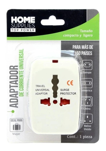 Adaptador De Corriente Universal Internacional  4 En 1