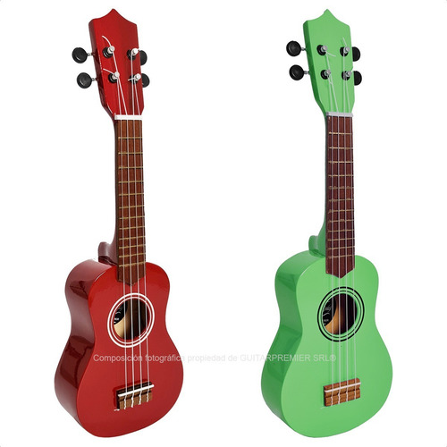 Imagen 8 de 10 de Ukelele Soprano Calidad Superior Nacional Varios Colores Combo + Funda + Pua + Envio Gratis A Todo El Pais