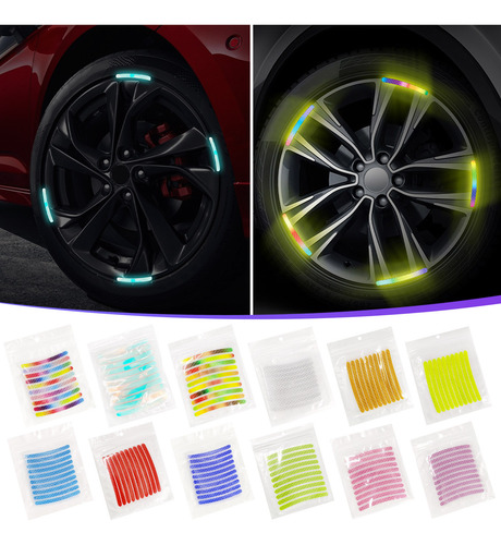 Adhesivo K Para Cubos De Rueda De Coche Con Luz Nocturna Ref