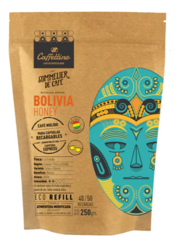 Café Especialidad P. Capsulas Bolivia Honey X250g-caffettino