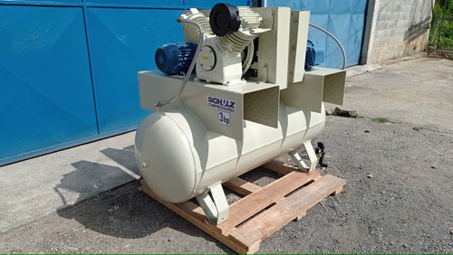 Compresor De Aire Libre De Aceite Duplex De 3 Hp (schulz)