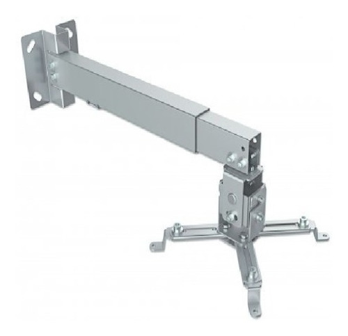 Imagen 2 de 3 de Soporte Proyector Manhattan 461191 Para Muro O Techo Plata 2