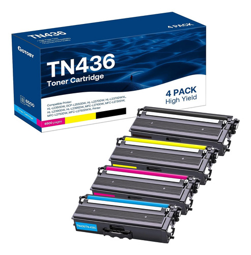 Tn436 Toner Cartridge High Yield Replacement Compatible 139