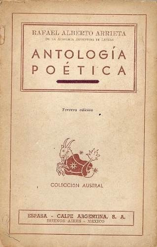 Rafael Alberto Arrieta Antologia Poetica Espasa Austral