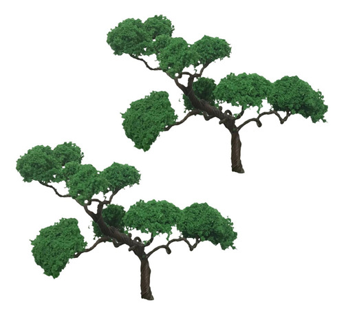 2x Modelo De Árboles Trainery, Árboles De 12 Cm