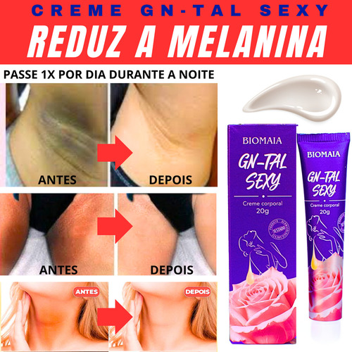 Pomada Tira Manchas Escuras de Pele Face Clean Clareador de pele