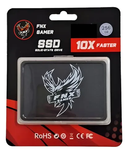 Ssd 256gb Fnx Gamer Sata 3.0 Pc E Notebook Preto | MercadoLivre