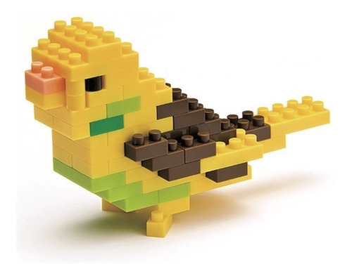 Periquito Opalino Amarillo - Minibloques Nanoblock 