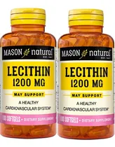 Comprar Lecitina De Soya 1200mg Americana Sin Gluten 2 Frascos