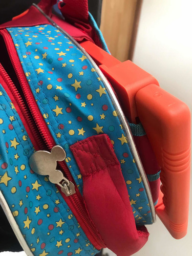 Mochila Carro Con Ruedas Mickey Disney Store Original