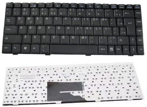 Teclado Do Notebook Itautec Infoway W7650 W7645 W7630 W7635