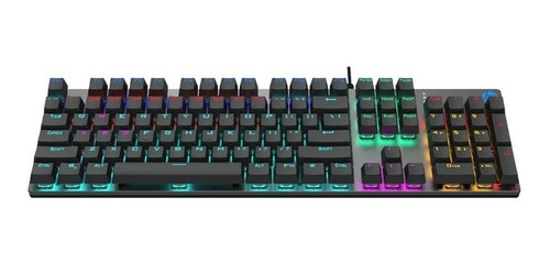 Teclado Mecanico Gamer Hp Gk400f Brown Rainbow