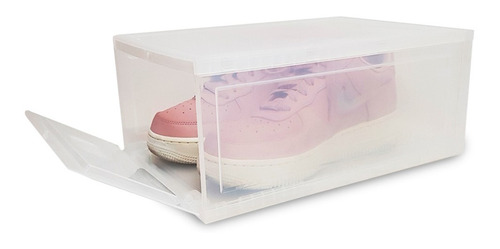 Imagen 1 de 10 de Cajas Organizadoras Zapatos Grandes Zapatera Apilable