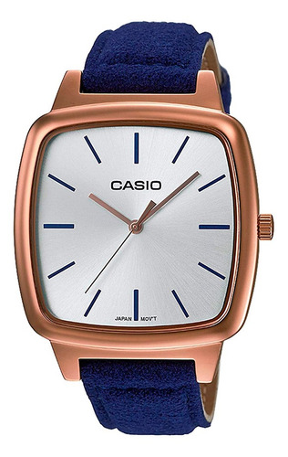 Reloj Fashion Casio Ltp-e117rl-7adf Pulso Cuero Para Mujer Color de la correa Blanco Color del fondo Blanco