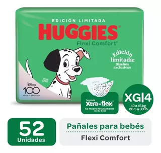 Pañales Huggies Flexi Comfort Xg 52