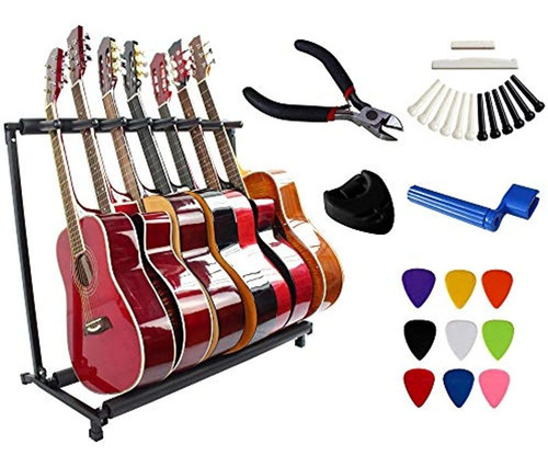 Ymc Soporte De Guitarra Múltiple Plegable Para Guitarra Eléc