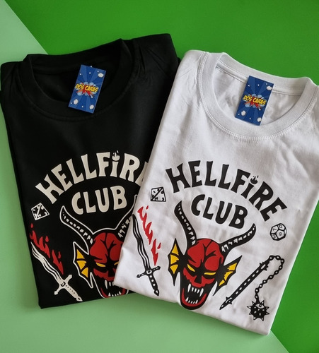 Imagen 2 de 6 de Remera Hellfire Club Stranger Things - Netflix