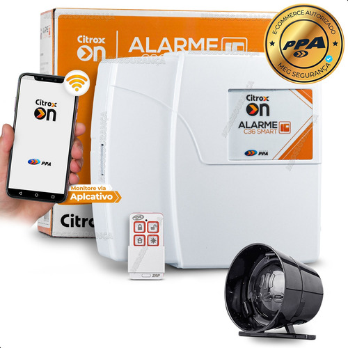 Kit Alarme Wifi Citrox Ppa On C36 Smart Com Sirene