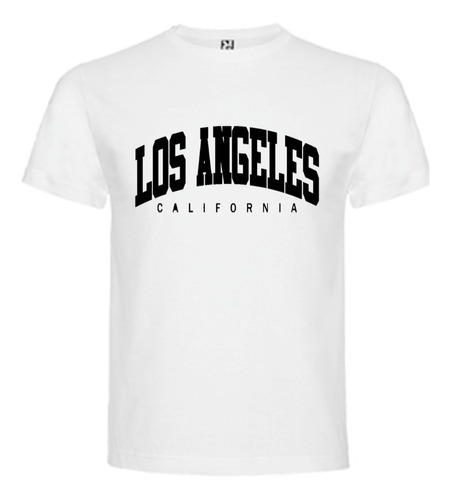 Polera Los Angeles Algodon Moda Pow Club Diferentes Modelos